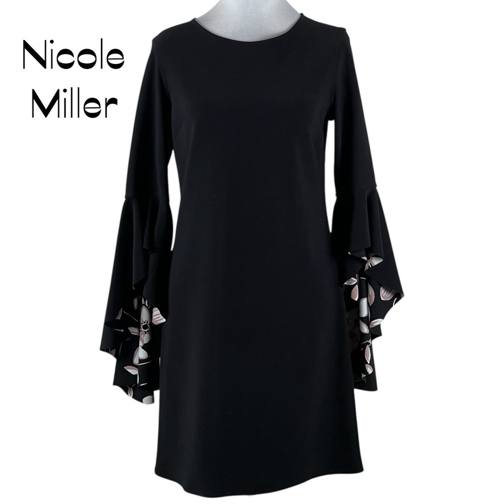 Anthropologie Nicole Miller Black Dress Size 4